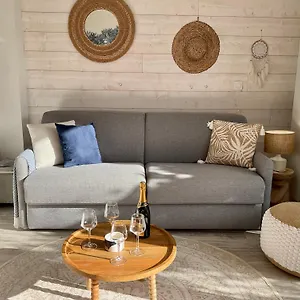 Le Nid Douillet, Avec Terrasse Et Parking A 400m Des Plages Appartement
